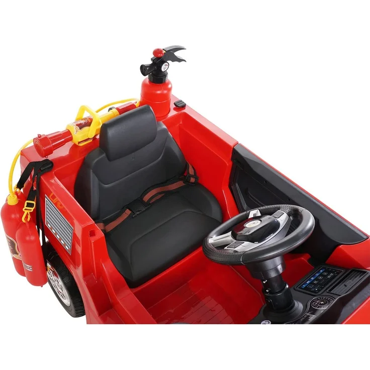 Kinder Elektroauto Feuerwehrauto Feuerwehr Elektrofahrzeug Kinderauto Spielzeug – Bild 9