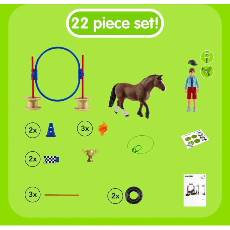 schleich® Farm World 42482 Pony Agility Rennen – Bild 2