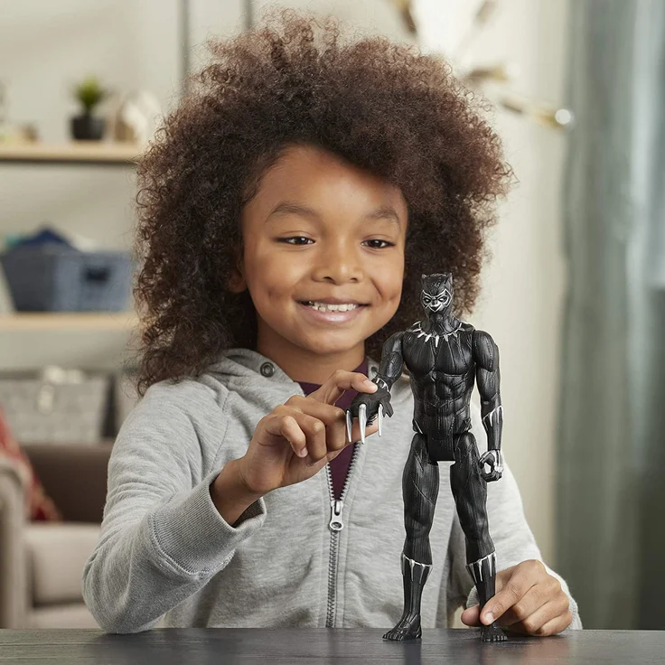 Hasbro Marvel Avengers Titan Hero Serie Blast Gear Deluxe Black Panther Figur, 30 cm groß, inspiriert von den Marvel Comics, Für Kinder ab 4 Jahren - Preisvergleich – Bild 8