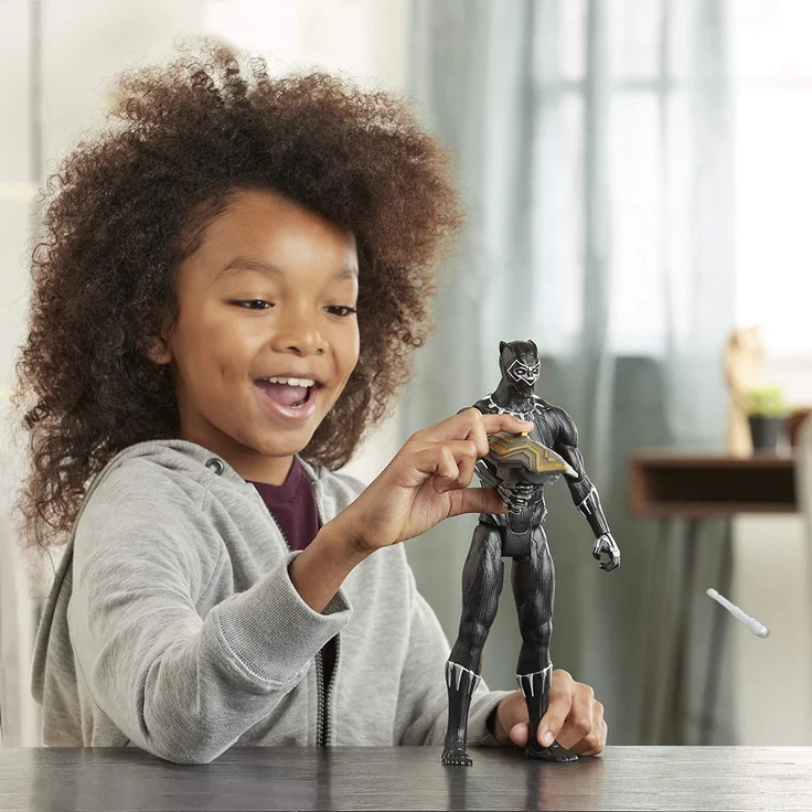 Hasbro Marvel Avengers Titan Hero Serie Blast Gear Deluxe Black Panther Figur, 30 cm groß, inspiriert von den Marvel Comics, Für Kinder ab 4 Jahren - Preisvergleich – Bild 5