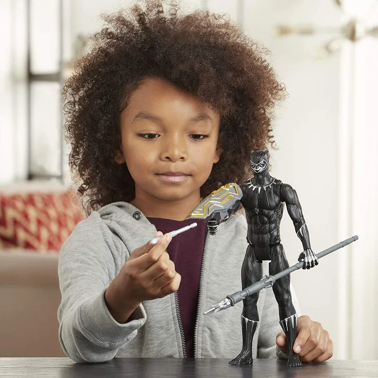 Hasbro Marvel Avengers Titan Hero Serie Blast Gear Deluxe Black Panther Figur, 30 cm groß, inspiriert von den Marvel Comics, Für Kinder ab 4 Jahren - Preisvergleich – Bild 6