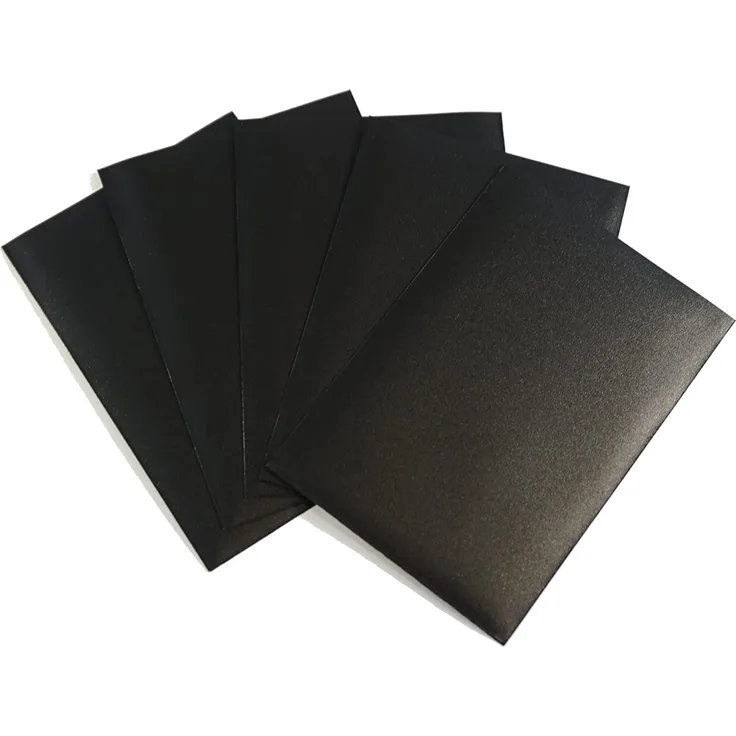 Arkero-G® Small Classic Card Sleeves Schwarz / Black (60 Schwarze Kartenhüllen) - Yu-Gi-Oh! japanische Größe
