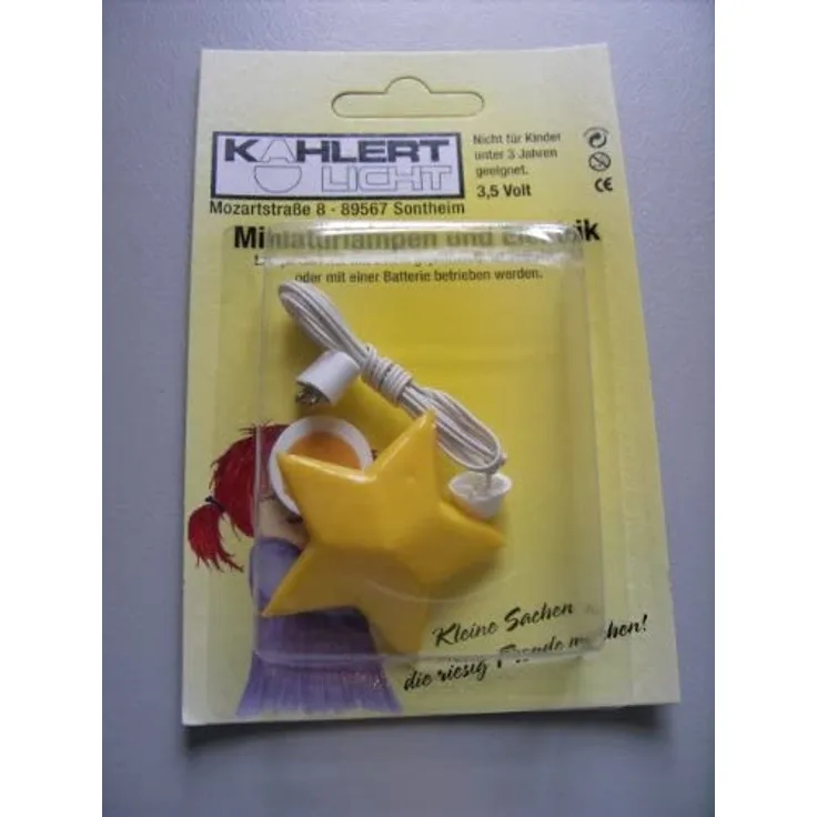 Kahlert Licht 10517 Puppenhauszubehör, gelb
