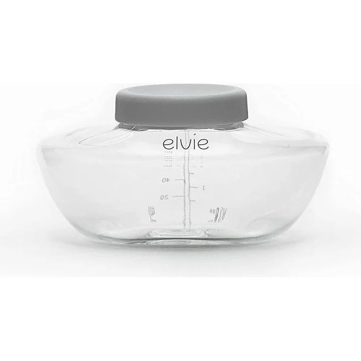 Elvie Pump Muttermilch-Vorratsflaschen | für Elvie Pump Elektrische Brustmilchpumpe | Zubehör | Flaschen mit Deckel für Gestillte Babys, 150 ml (5 oz) – 3er-Pack