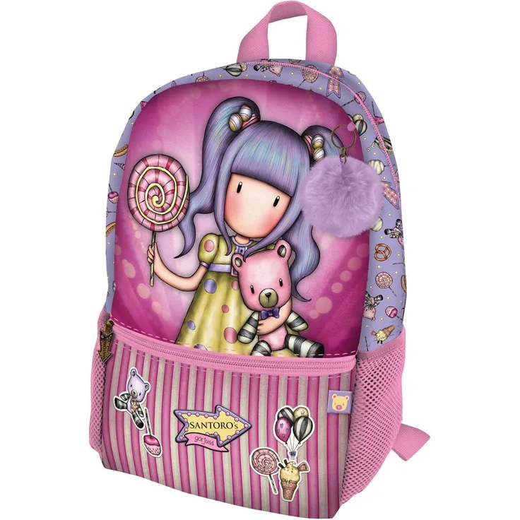 Small Backpack with a Gorjuss Suitcase Holder