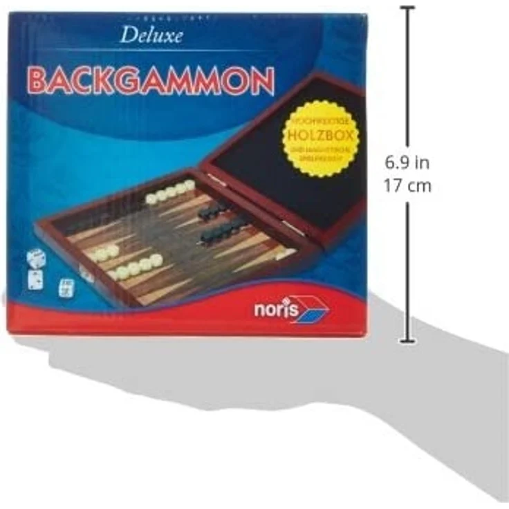 noris Deluxe Reisespiel Backgammon – Bild 5
