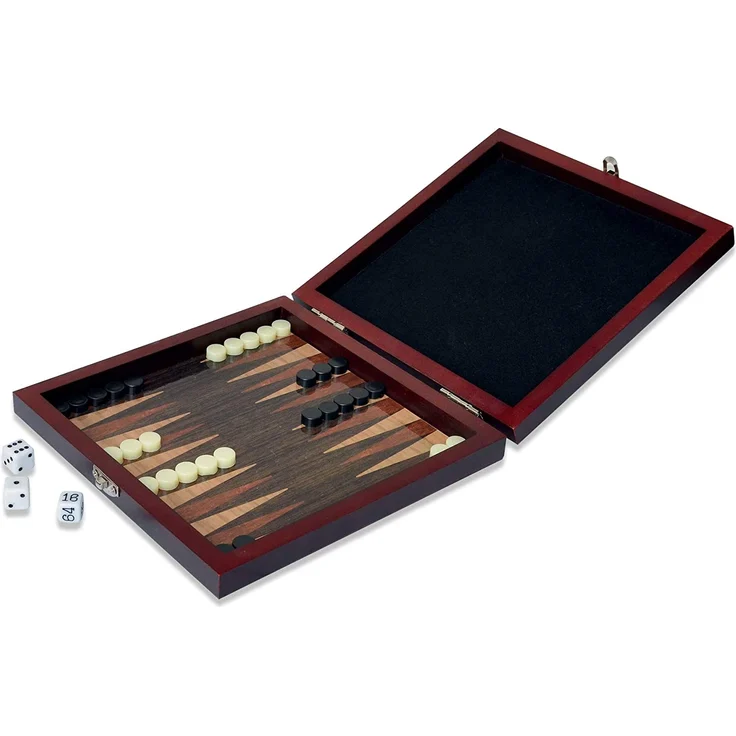 noris Deluxe Reisespiel Backgammon – Bild 3