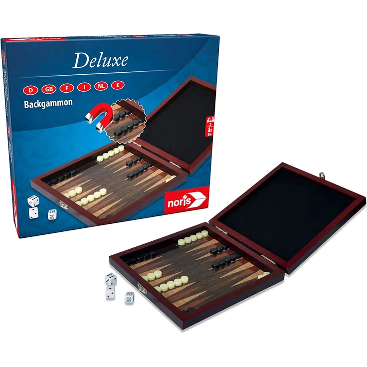 noris Deluxe Reisespiel Backgammon