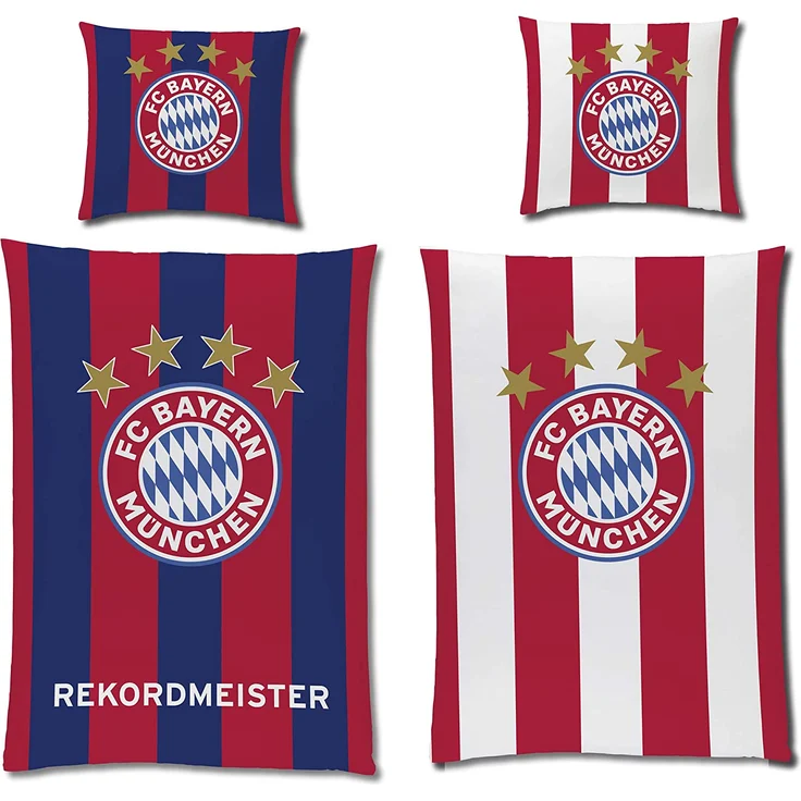 Renforce FC Bayern München Wende-Bettwäsche 'REKORDMEISTER' – Bild 5