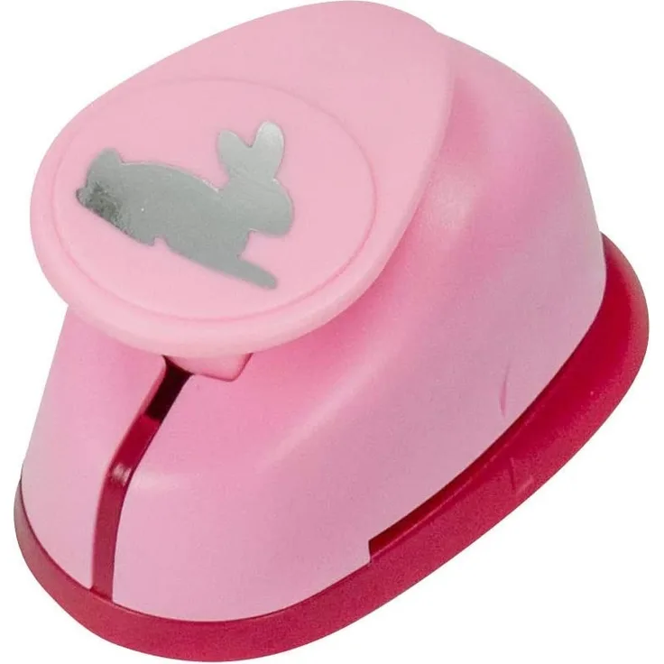 efco Stanzer M, Hase Motivstanzer, Kern: Metall, pink, 7,5 x 5 x 5 cm