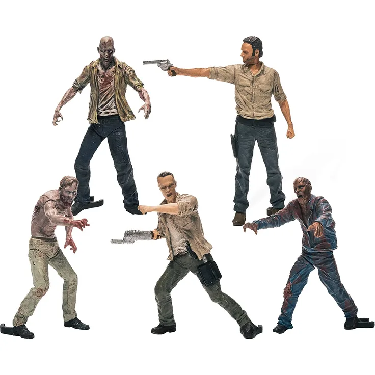 McFarlane 14521 - The Walking Dead 5er Figuren Set - 154 Bauteile