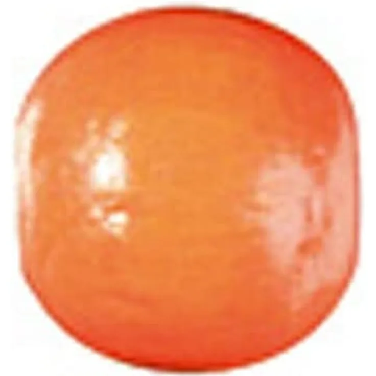 KnorrPrandell 6028101 Holzperlen, 8 mm Durchmesser, orange