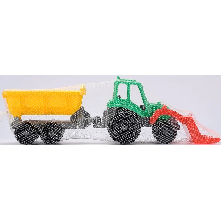 Ecoiffier Strandspielzeug Traktor und Anhänger 327 Strand Spielzeug – Bild 2