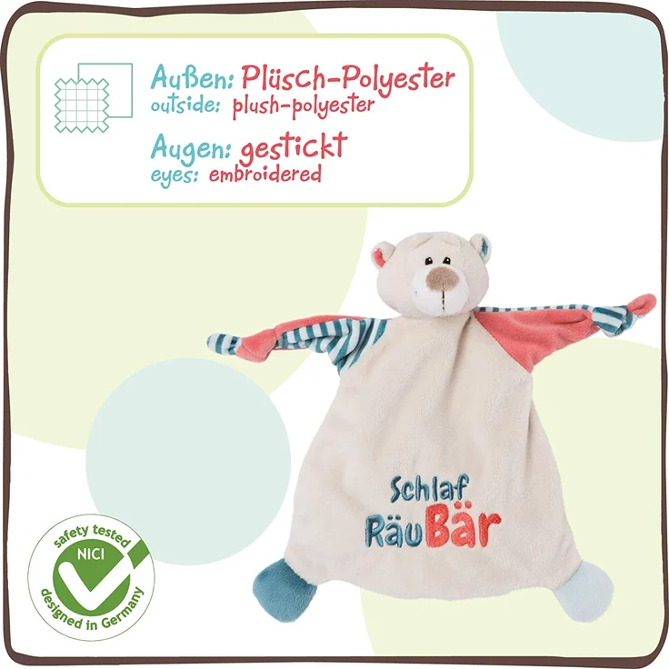 Schmusetuch Baer "Schlaf RäuBär – Bild 4