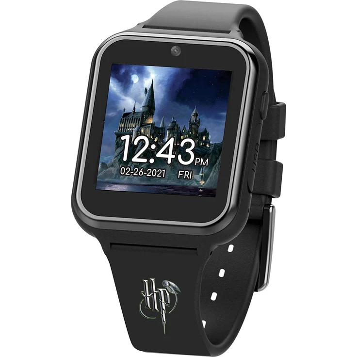Accutime Kinder Smart Watch Harry Potter (schwarz): Selfie Kamera, Foto & Video, Stoppuhr, 6 Spiele, 3 Hintergründe, 10 – Bild 2