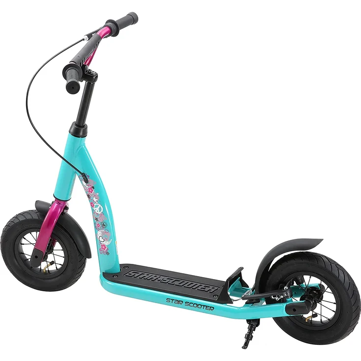 Star Scooter '10 Zoll New Gen', ab 5 Jahren, höhenverstellbar bis 77 cm, mit Handbremse, mint – Bild 3