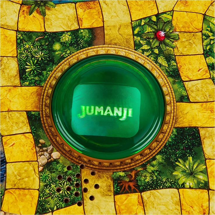 Spin Master Games - Jumanji - das actiongeladene Familienspiel, Deluxe-Version mit Spielcomputer inkl. Licht- und Soundeffekten; für 2–4 mutige Abenteurer ab 8 Jahren – Bild 5