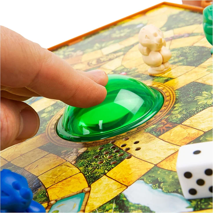 Spin Master Games - Jumanji - das actiongeladene Familienspiel, Deluxe-Version mit Spielcomputer inkl. Licht- und Soundeffekten; für 2–4 mutige Abenteurer ab 8 Jahren – Bild 4
