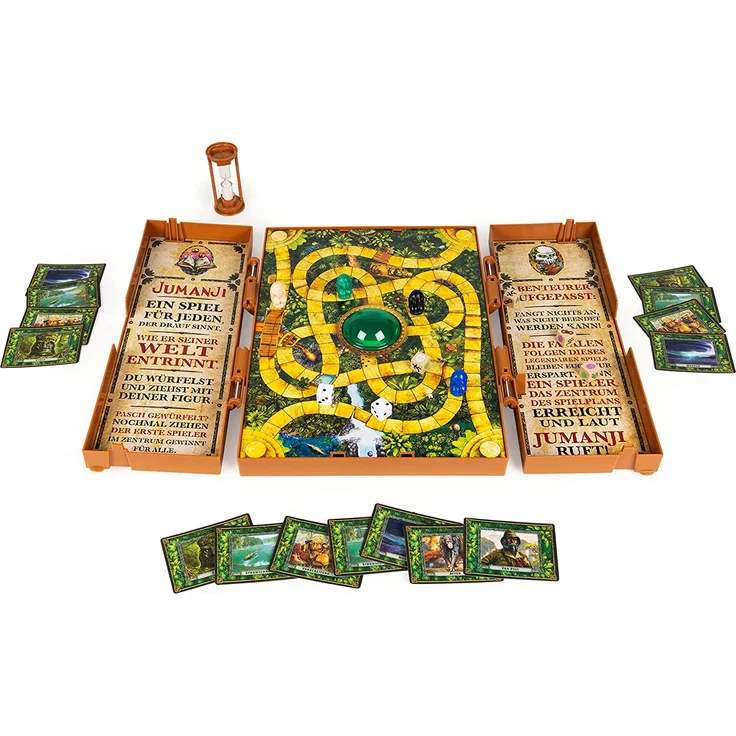 Spin Master Games - Jumanji - das actiongeladene Familienspiel, Deluxe-Version mit Spielcomputer inkl. Licht- und Soundeffekten; für 2–4 mutige Abenteurer ab 8 Jahren – Bild 6