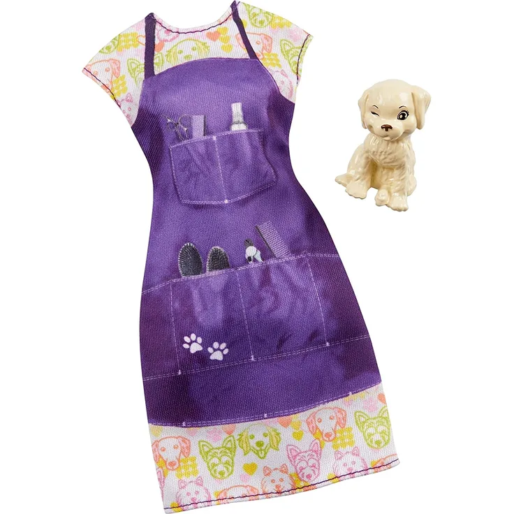 Barbie GHX37 – Zubehörset Thema: Karriere mit Haustierpflege, Modeset, Puppenzubehör