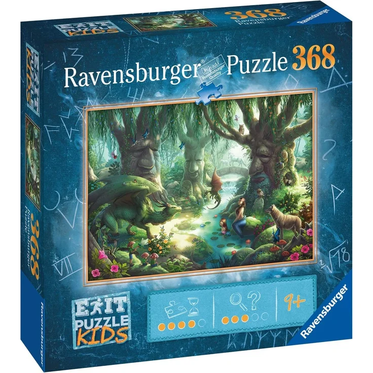 Ravensburger Puzzle 368 Teile Exit Kids Der magische Wald – Bild 2