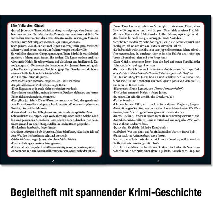 KOSMOS Die drei ??? Krimi-Puzzle Die Villa der Rätsel, 300 Teile - Preisvergleich – Bild 5