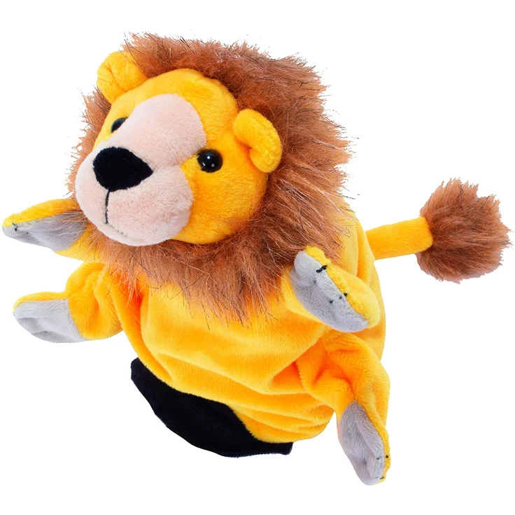 Beleduc 40127 - Handpuppe Löwe, Bewährt im Kindergarten – Bild 1