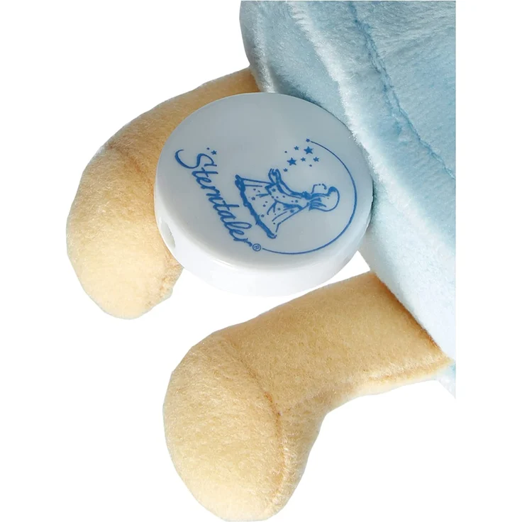 Sterntaler Mini-Spieluhr Schutzengel, Integriertes Spielwerk, Größe: 17 cm, Blau – Bild 3