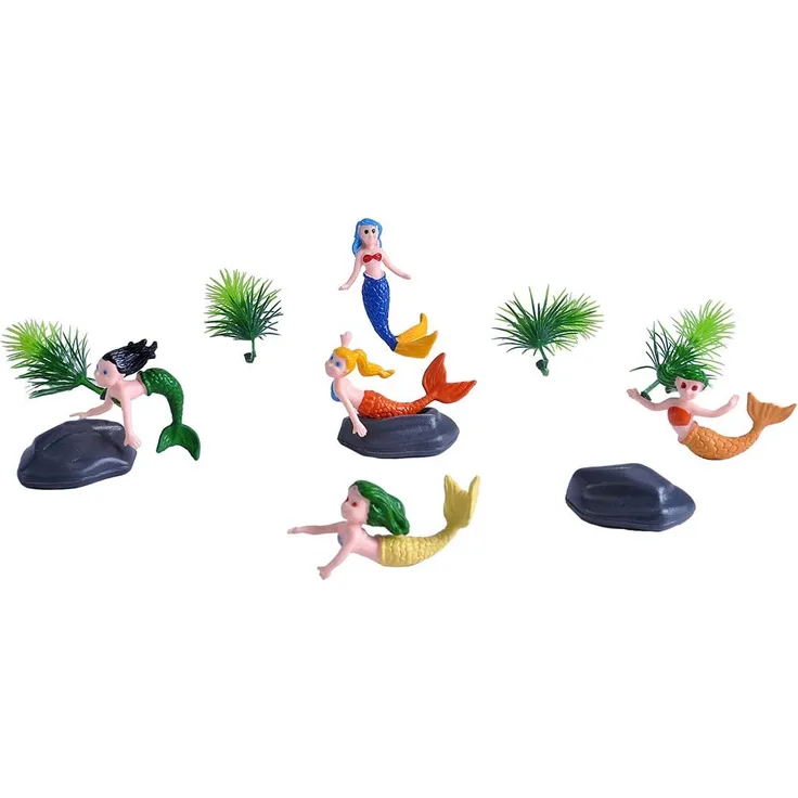 Mini-Spielset Meerjungfrau Mädchen 12-teilig