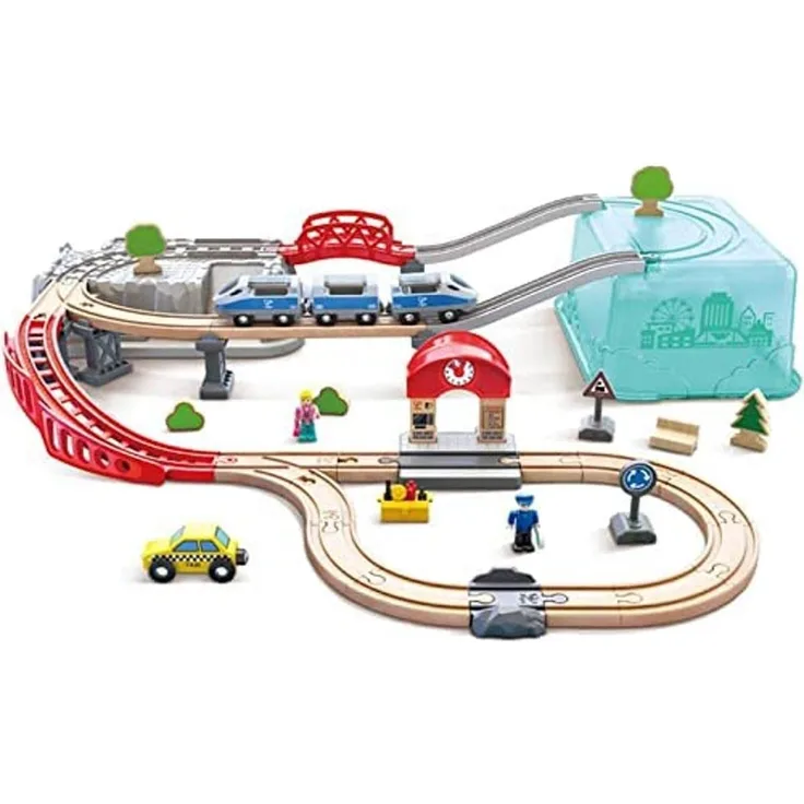 Hape Stadtbahn Set in Aufbewahrungsbox