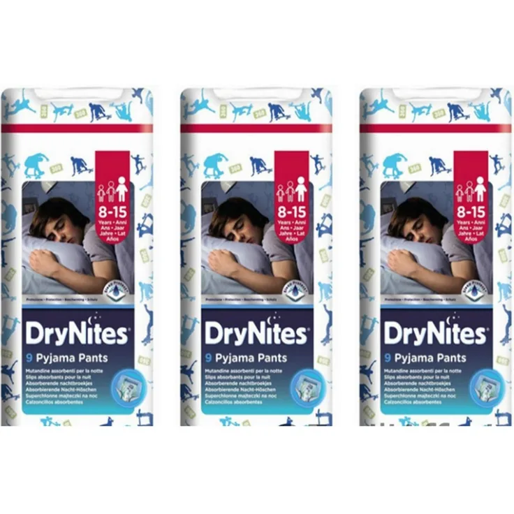 Huggies DryNites Pyjama Pants Junge Hosenwindel 27 kg 57 kg Mehrfarbig Velcro