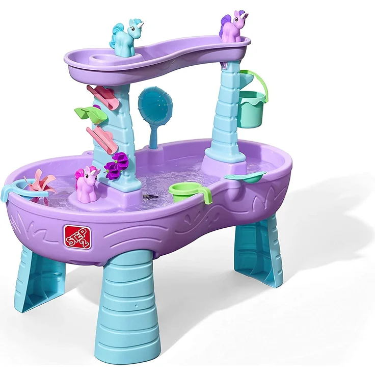 Step 2 Tisch Rain Showers Splash Einhorns, 487299, Violett, Blau, Rosa – Bild 1