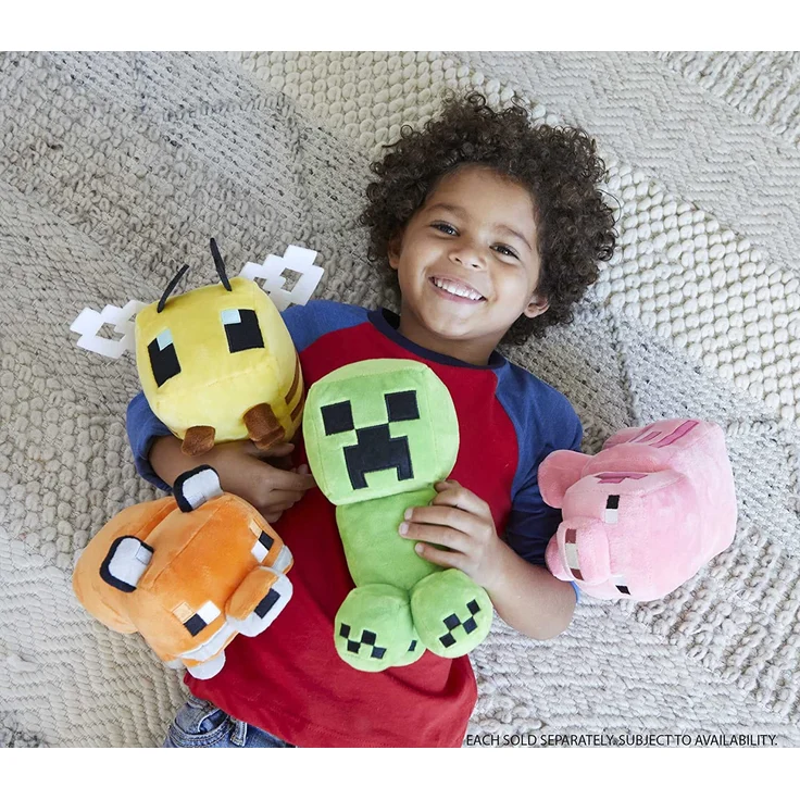 Minecraft HBN40 - Creeper Plüschfigur, ca. 21 cm, weich, Geschenk zum Sammeln für Fans, Spielzeug ab 3 Jahren – Bild 2