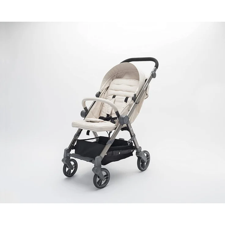 Twistshake Kinderwagen Tour Zusammenklappabar, 0-22 kg, Komparkter Sportwagen, Beige – Bild 4