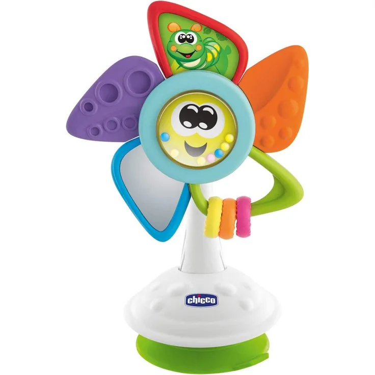 Chicco 00009710000000 Hochstuhlspielzeug Willy Die Windmühle, mehrfarbig