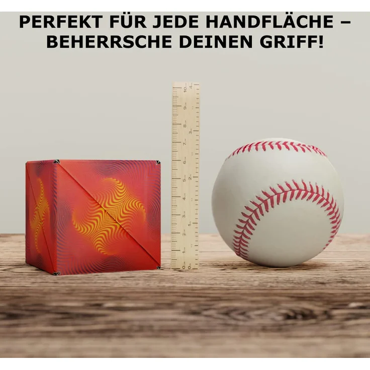 SHASHIBO Formwechsel Zauberwürfel - Preisgekrönt, Patentiert - Anti Stress Spielzeug - 36 Seltenerdmagnete - 3D Infinity Cube - Shashibo Magnetwürfel in Über 70 Formen Verwandelbar (Optical Illusion) – Bild 5