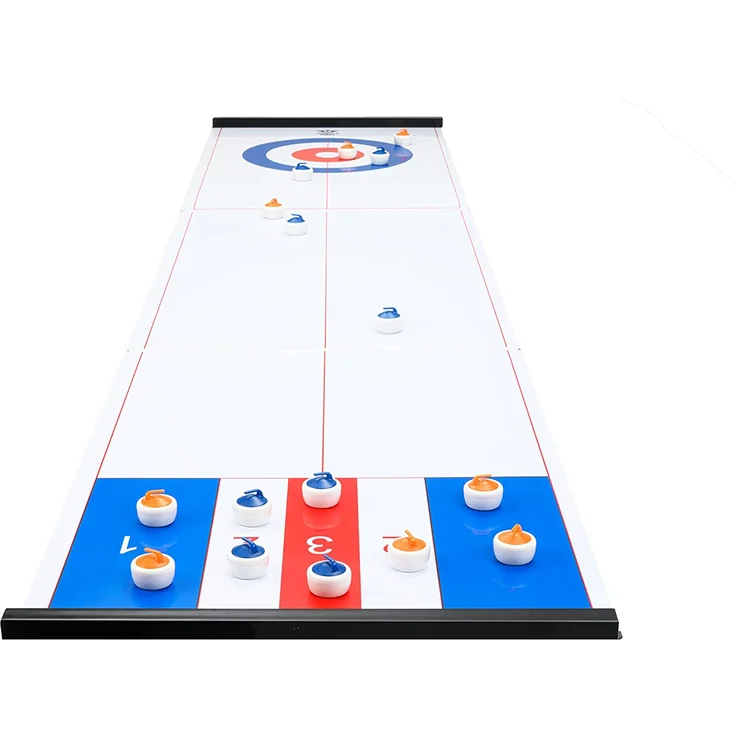 spielbrett für Curling und Shuffle weiß 180 x 39 cm – Bild 3