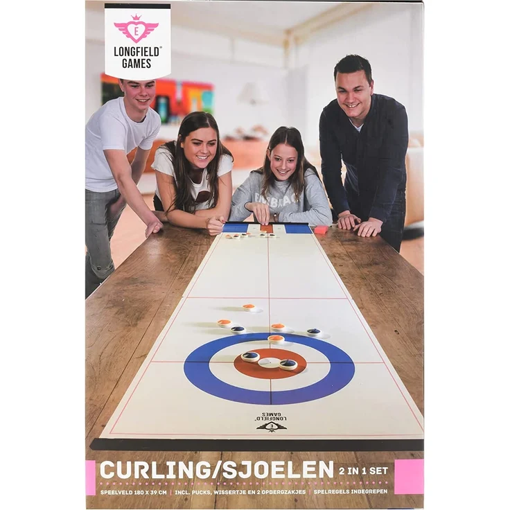 spielbrett für Curling und Shuffle weiß 180 x 39 cm – Bild 4