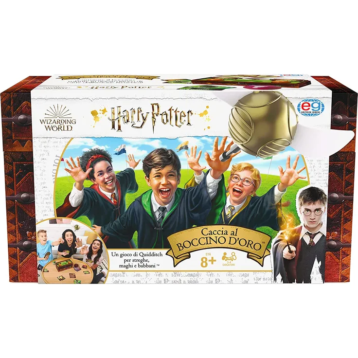 Spin Master Games Harry Potter Catch The Golden Snitch, A Quidditch Board für Witches, Wizards and Muggles, Family Game Ages 8 & up, 6063729