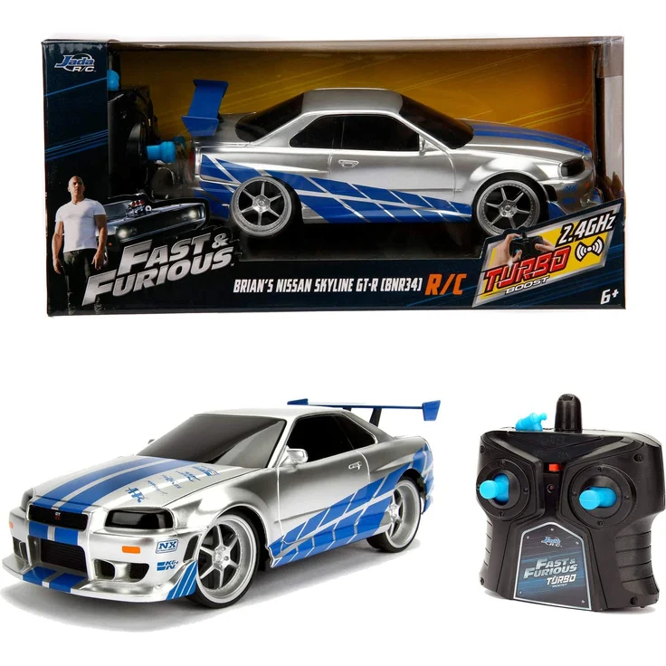 Jada Toys Fast&Furious RC Nissan Skyline GTR On-Road-Rennwagen 1:24 6 Jahr(e) – Bild 7