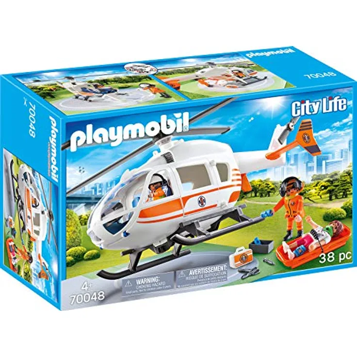 PLAYMOBIL City Life Rettungshelikopter