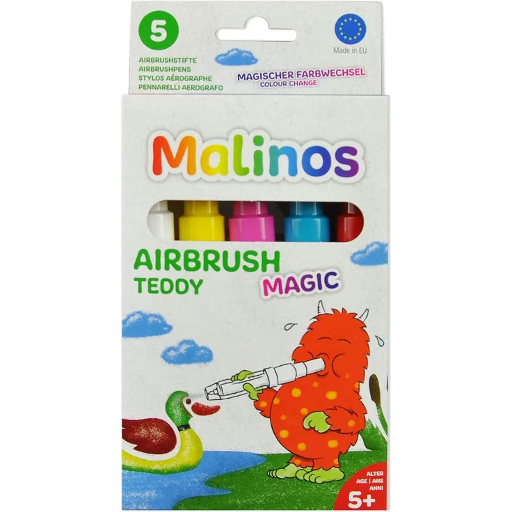 Airbrush Magic 5er Teddy inkl. Schablone A6