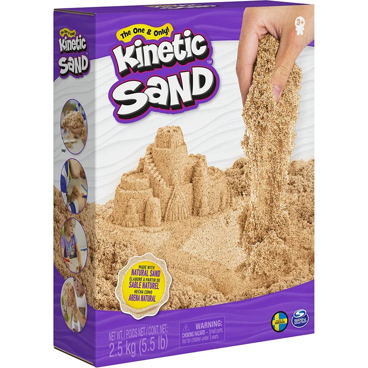 KINETIC SAND Kinetic Brown Sand 2 5 kg – Bild 6