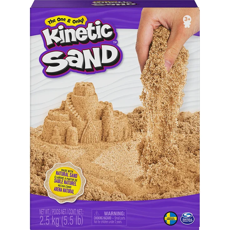 KINETIC SAND Kinetic Brown Sand 2 5 kg – Bild 1