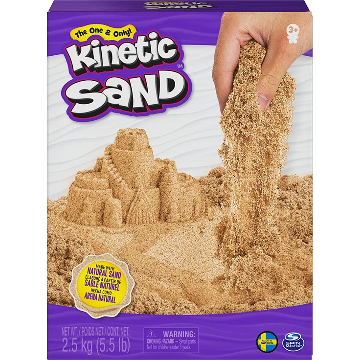 KINETIC SAND Kinetic Brown Sand 2 5 kg