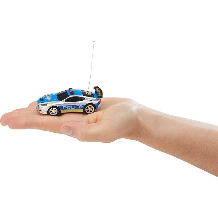 Revell 23559 Mini RC Police Car aus der Dose mit 27MHz-Fernsteuerung inkl. Ladefunktion, LED-Licht, kurze Ladezeit, lange Fahrzeit kleines ferngesteuertes Polizei Auto – Bild 5