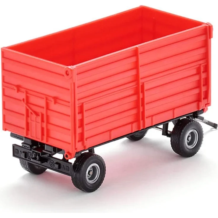 SIKU 2898, Zwei-Achs-Anhänger, 1:32, Metall/Kunststoff, Rot, Kippbare Mulde – Bild 5
