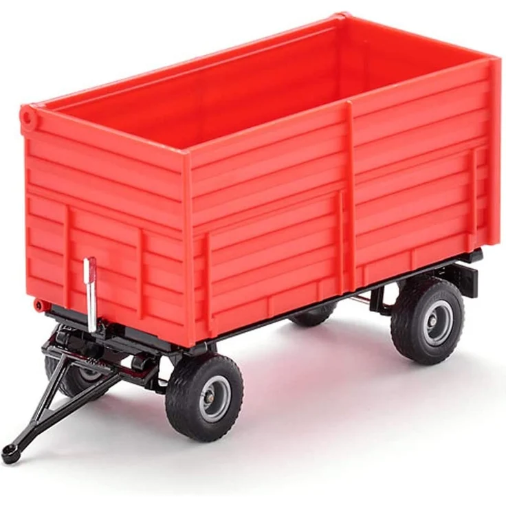 SIKU 2898, Zwei-Achs-Anhänger, 1:32, Metall/Kunststoff, Rot, Kippbare Mulde – Bild 4