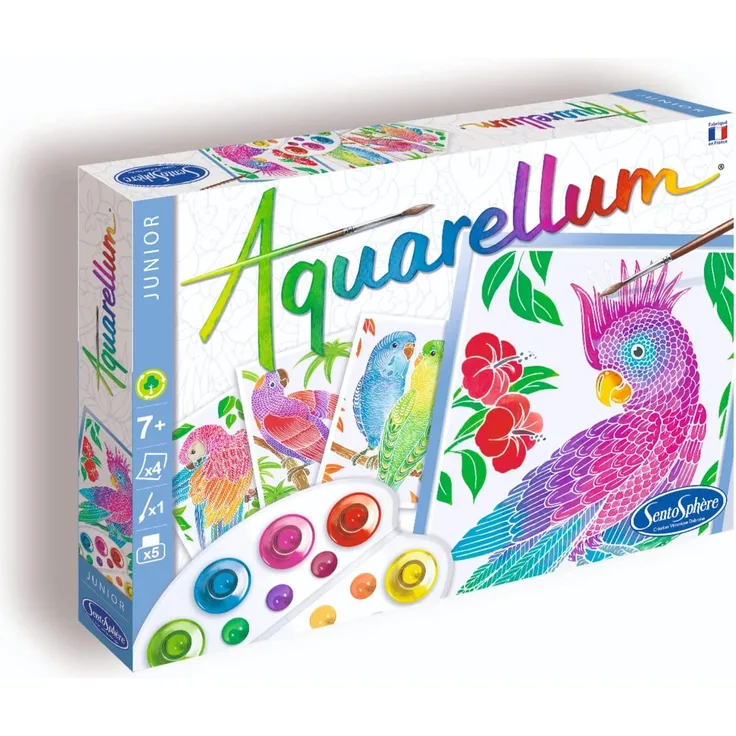 Sentosphère 3900654 - Malset Aquarellum Junior Papageien