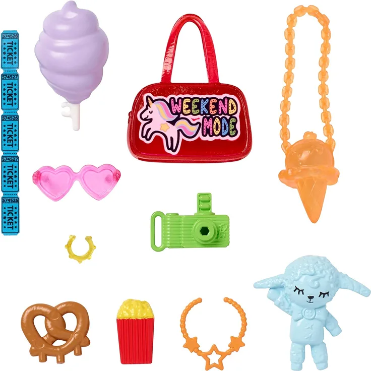 Accessoires Set | Weekend Mode | Barbie | Mattel GHX35 | Zubehör für Puppe